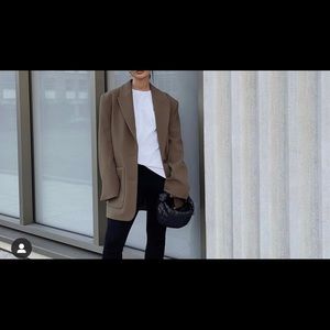 NWT zara oversized green blazer